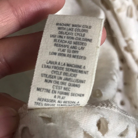 Anthropologie C Keer Laser Cutout Floral Cardigan - Picture 3 of 5